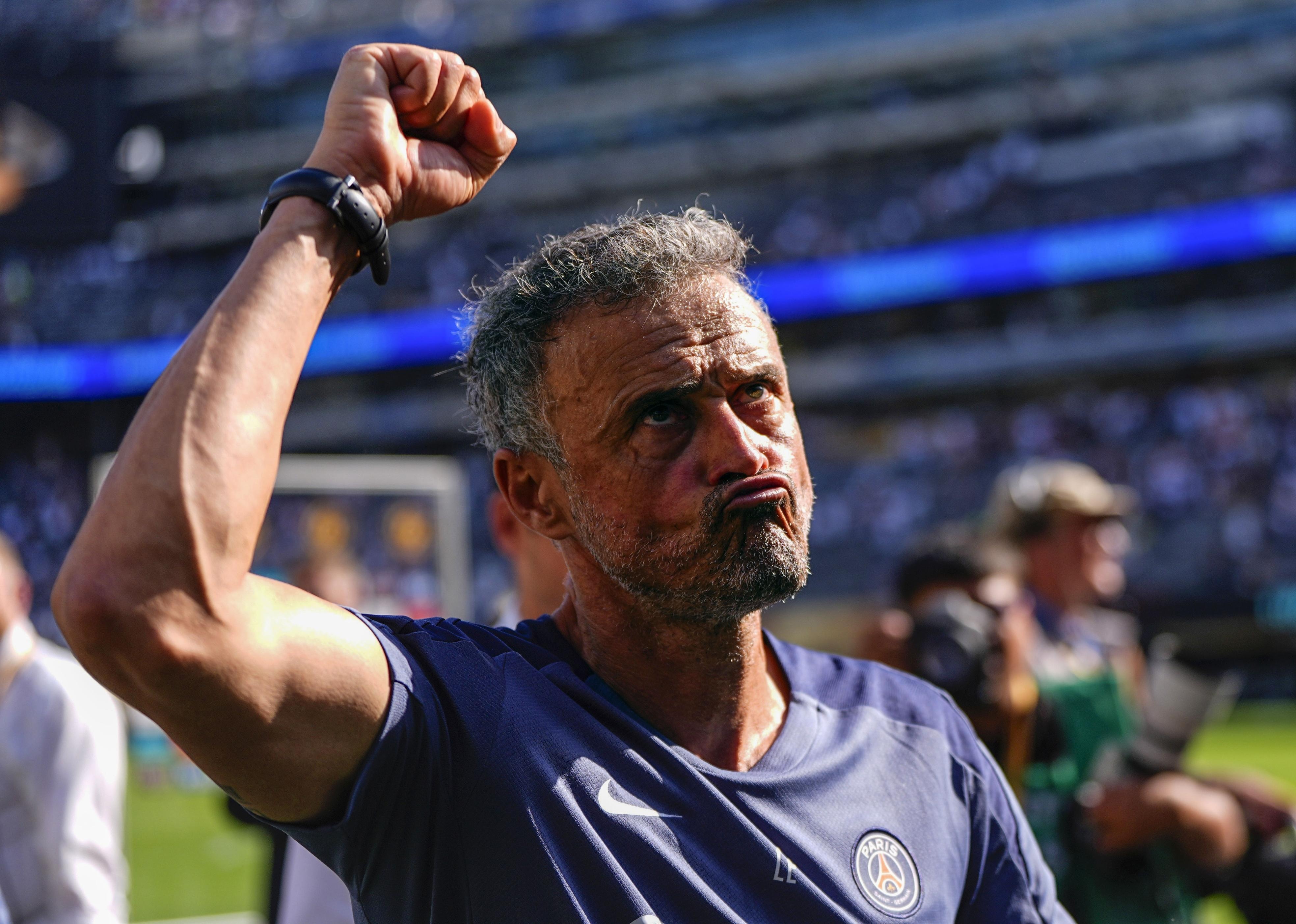 恩里克:登贝莱的进球不可思议,简直就像游戏里才有的画面